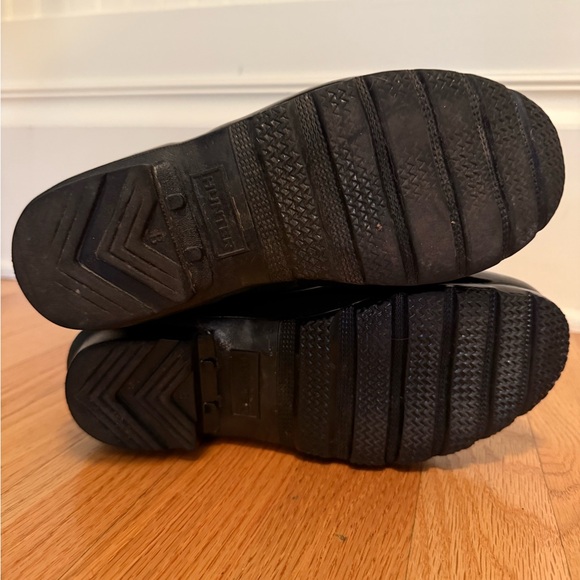 Hunter Black Tall Rain Boots girls size 5 - Picture 3 of 5